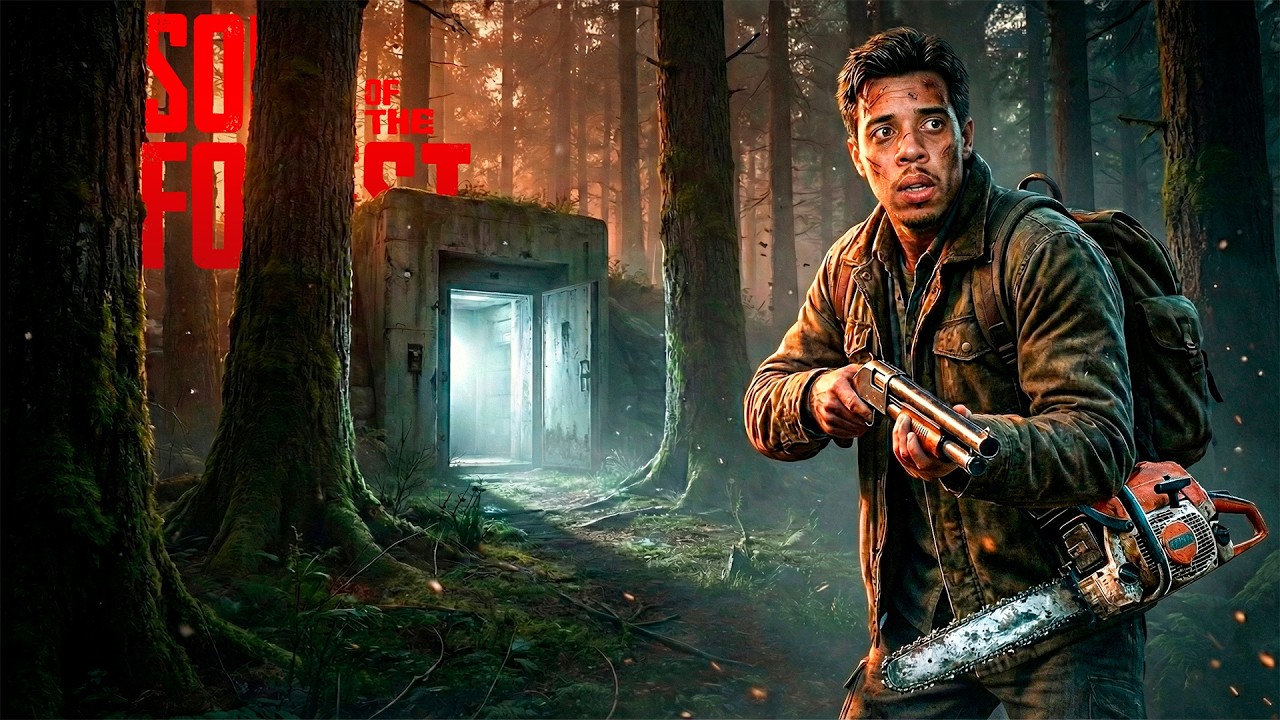 DIA 08 | CONSEGUIMOS UMA ESCOPETA e UMA MOTOSSERRA! - Sons Of The Forest