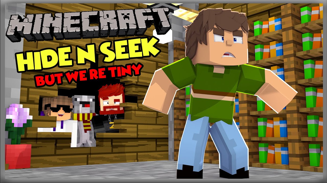 Minecraft Hide And Seek BUT We're Tiny