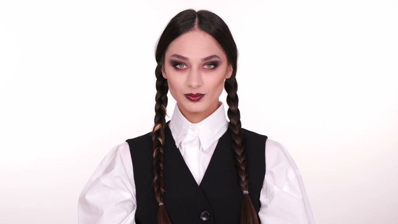 Maquillaje de Wednesday Addams | Maquillaje de Halloween fácil