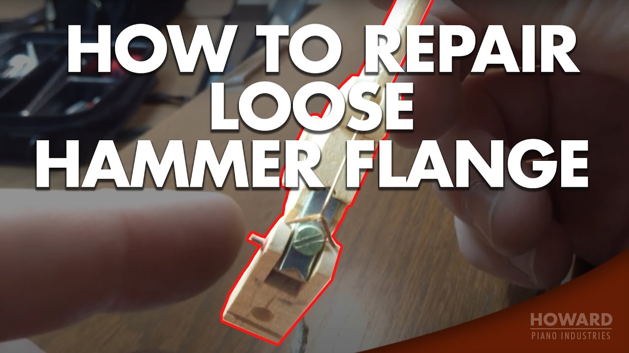 Repairing Loose Hammer Flanges - Piano Tuning & Repair I HOWARD PIANO INDUSTRIES
