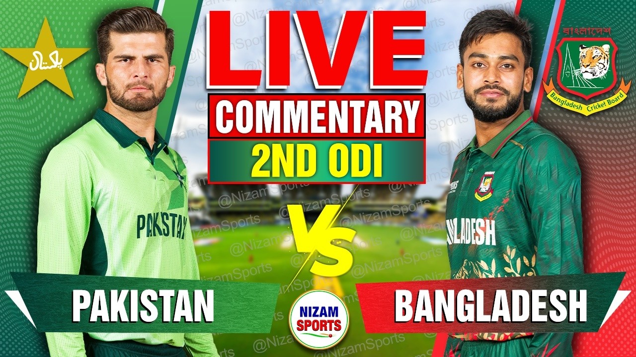🔴Live: Pakistan vs Bangladesh | 2nd ODI | Live Cricket Score & Commentary