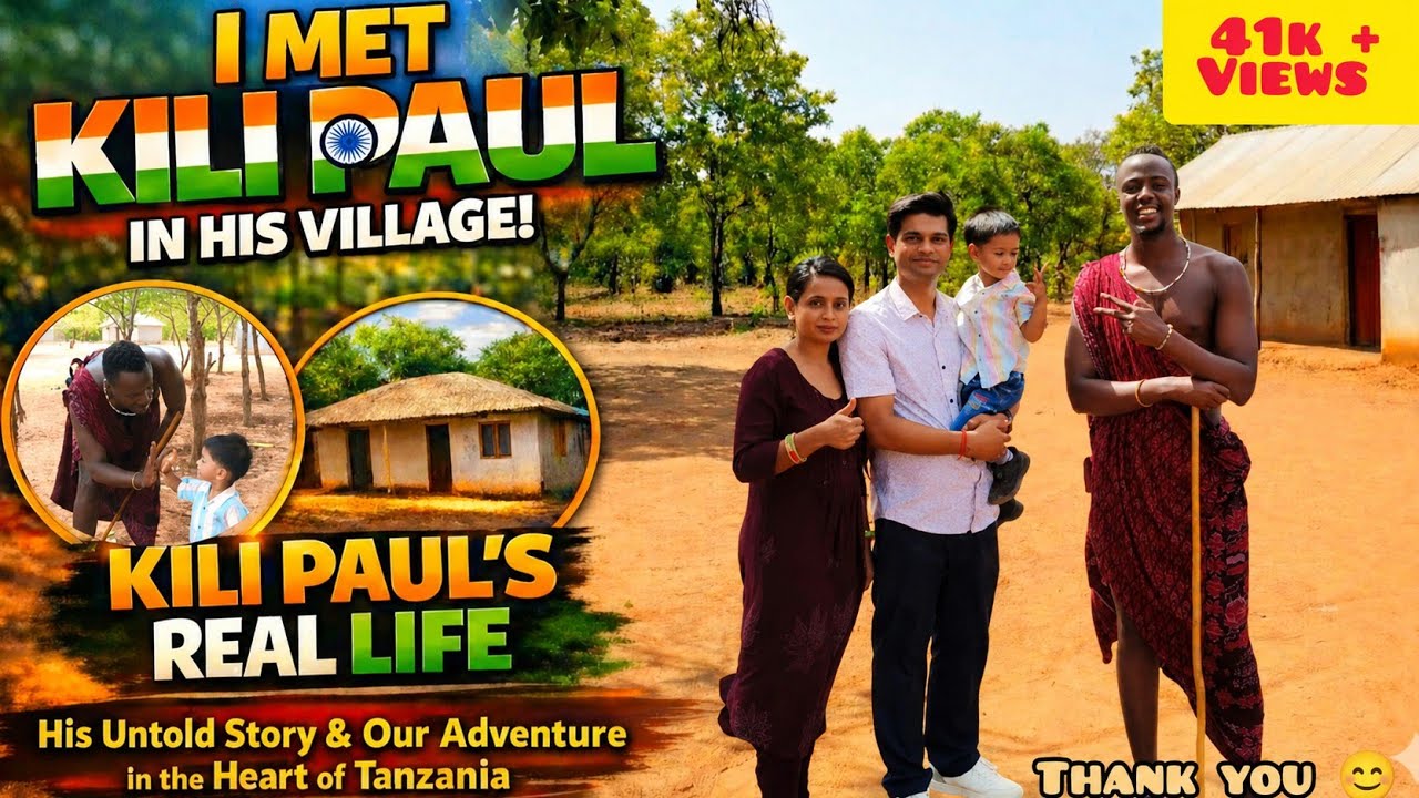 I Met World Famous Kili Paul in His Real Village 🌿🇹🇿 | 🇮🇳 (Untold Story of His Life)#vlog 