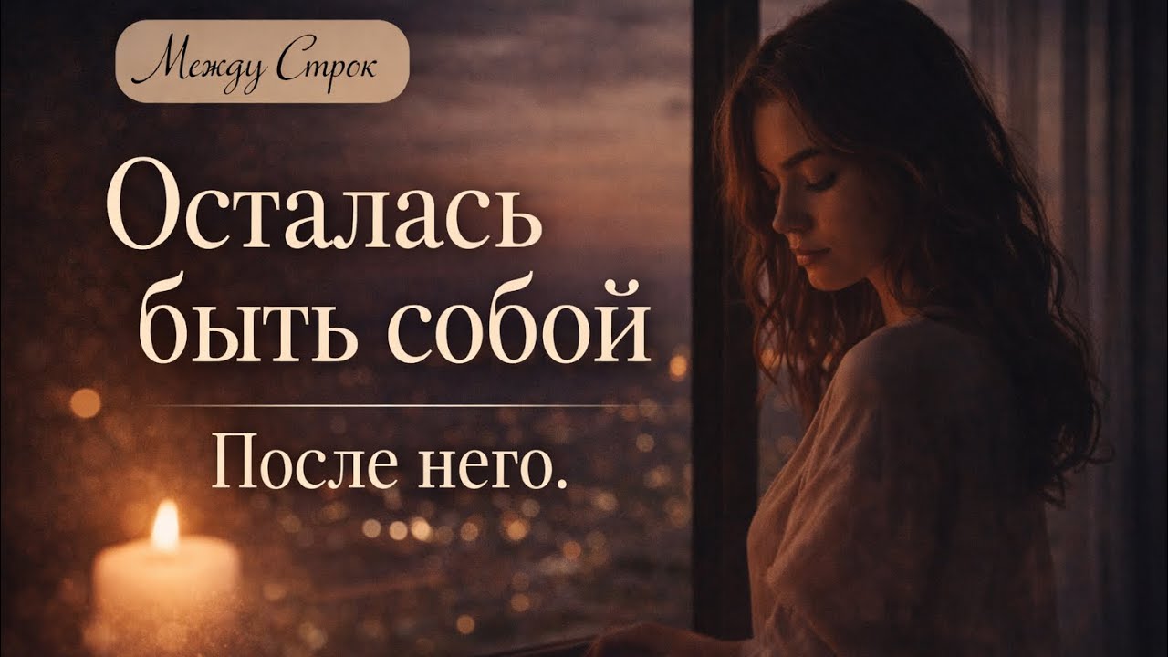 Осталась быть собой, после него…