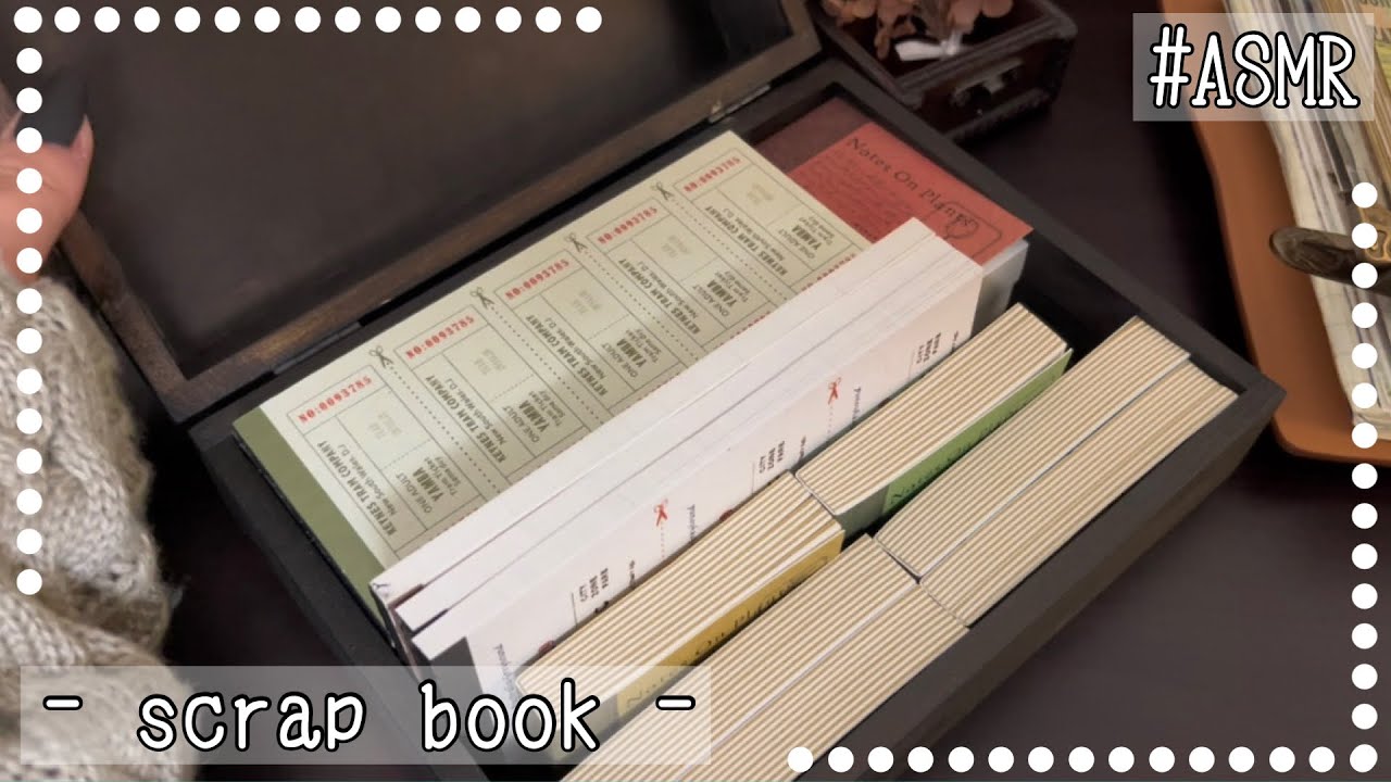 АСМР｜Сегодня зеленый цвет🌿｜Коллаж｜альбом для вырезок｜дневник