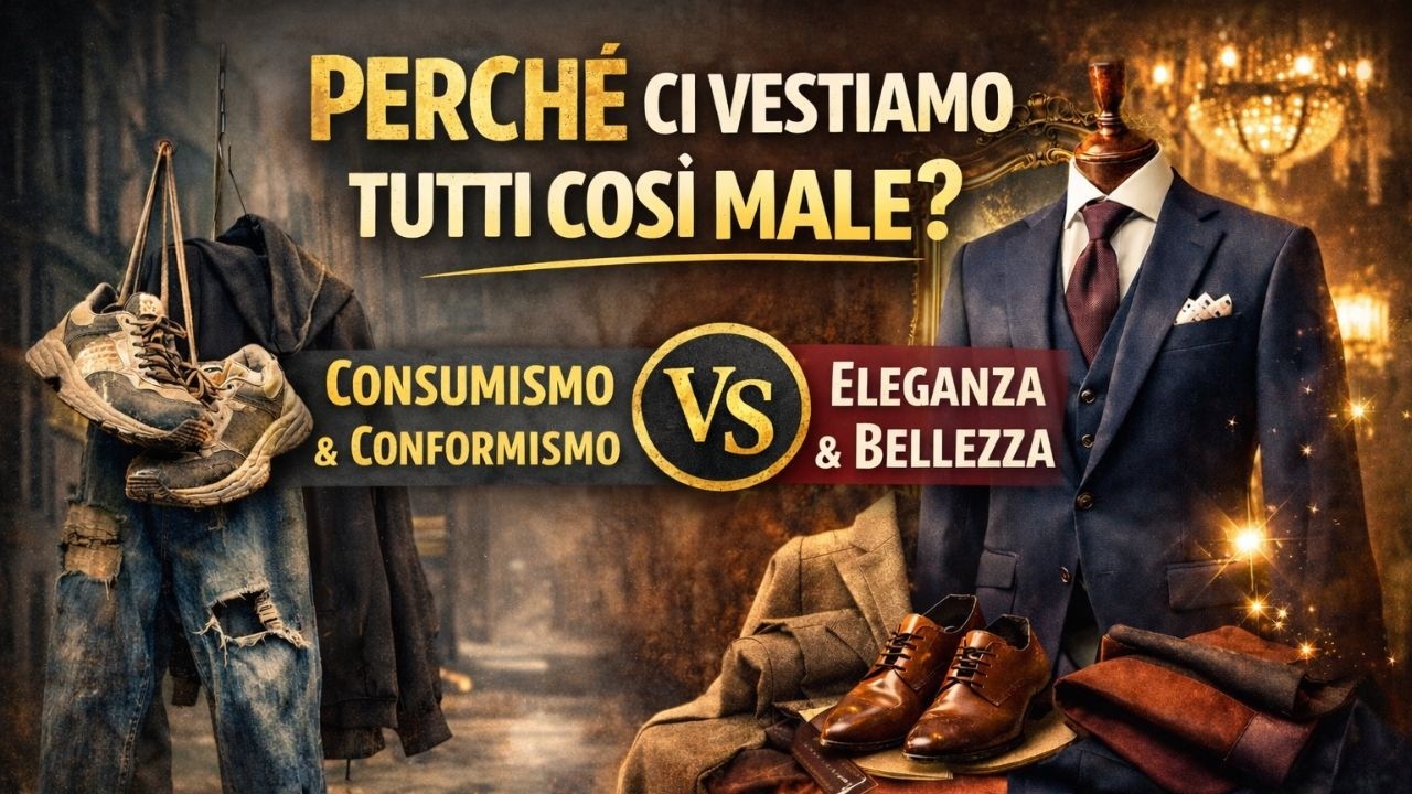 Perché oggi ci vestiamo tutti male? La verità su moda, consumismo e bellezza dimenticata