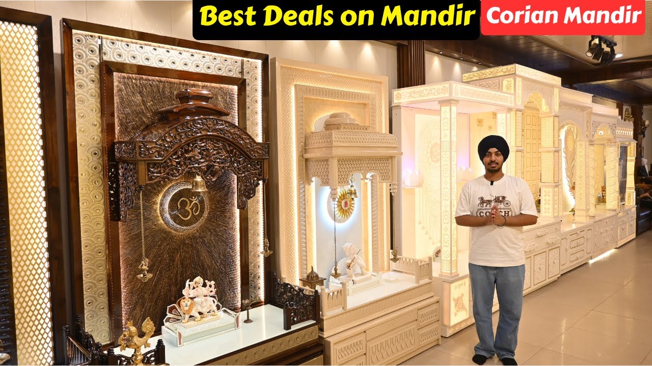 Latest Mandir Designs for Home 2025 | Corian, Wooden, Acrylic & Gold Temple | Luxury Pooja Mandir