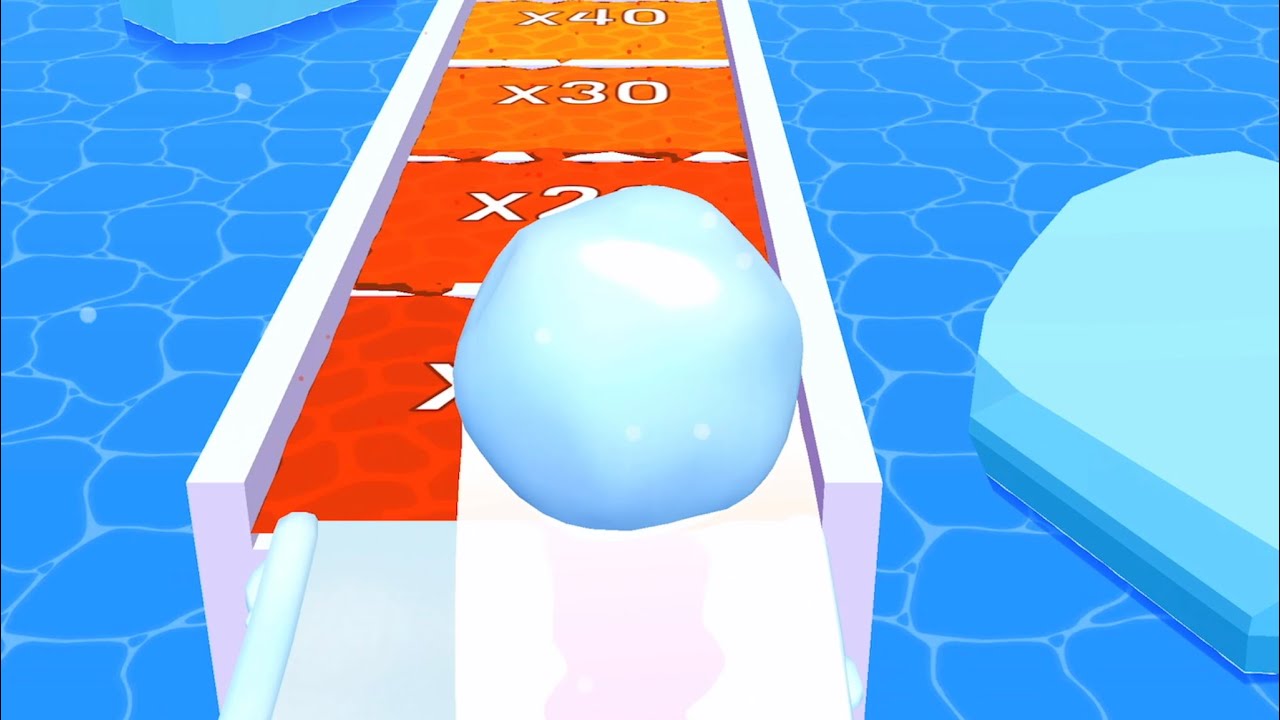 Snowball Race Attack - All Levels Gameplay Android, iOS