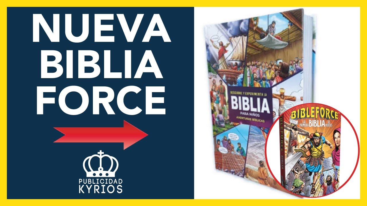✅ DESCUBRE y EXPERIMENTA la BIBLIA ILUSTRADA 🎨 (BIBLE FORCE) ⚔️ COMIC