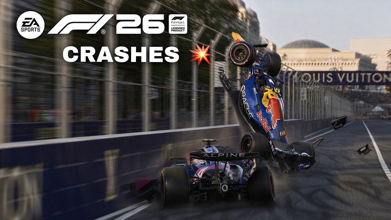 F1 2026 REALISTIC CRASH COMPILATION 💥#1