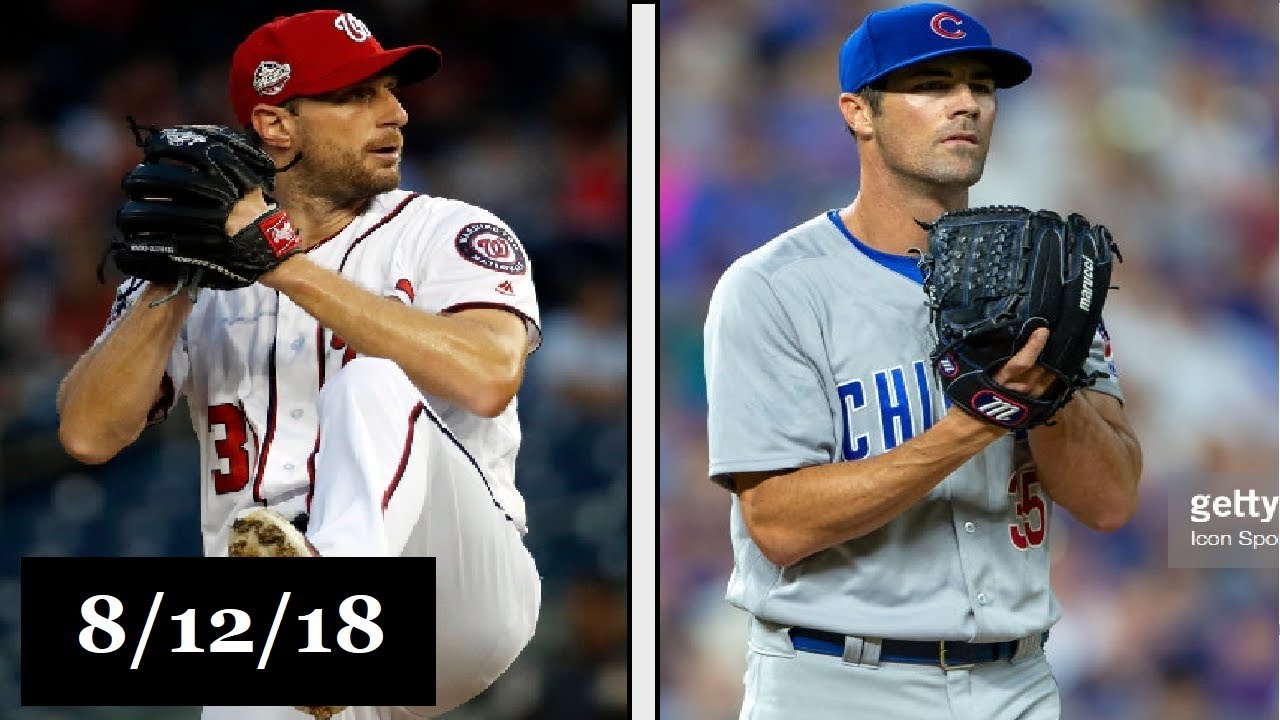 Washington Nationals vs Chicago Cubs Highlights || August 12, 2018