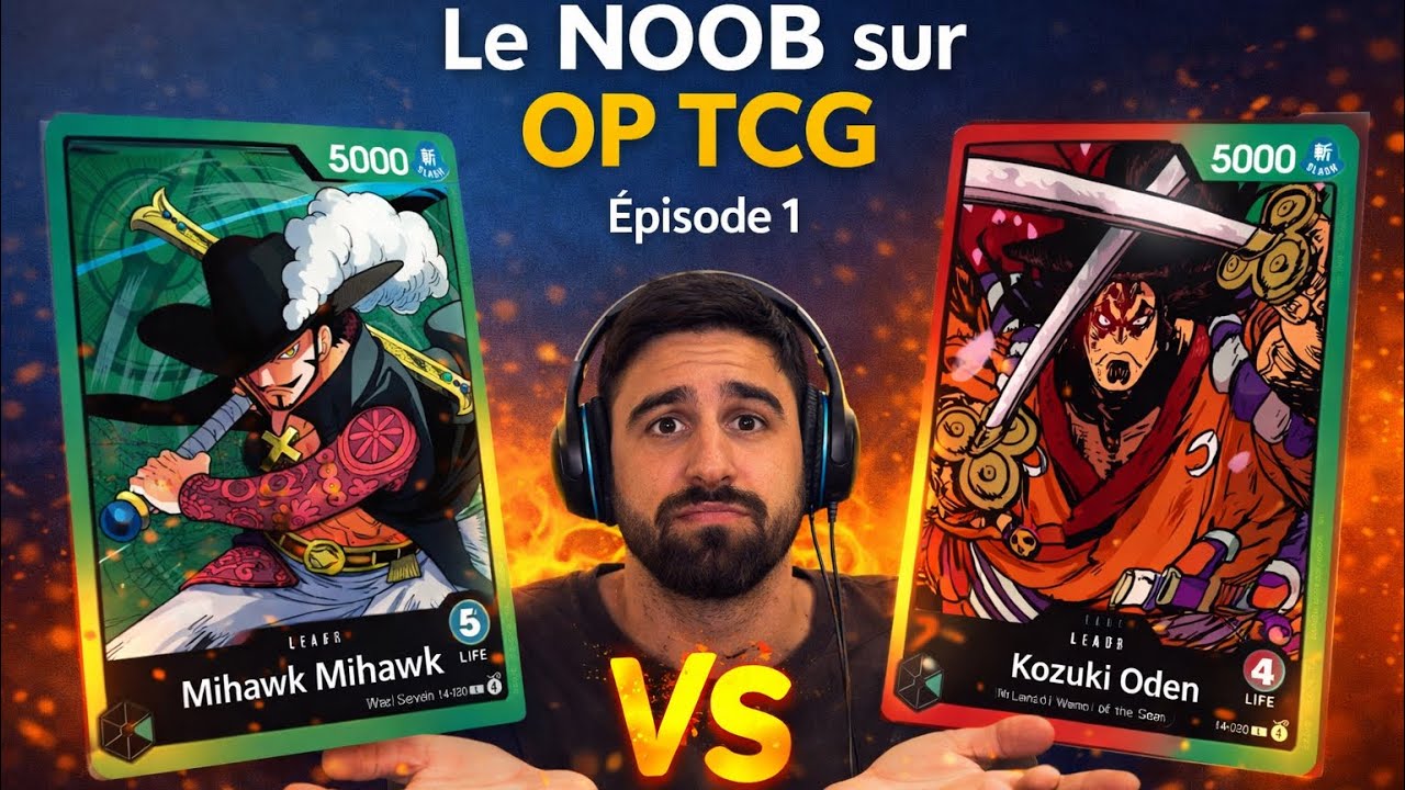 🎴 Le noob sur OP TCG – Épisode 1 : Mihawk 🗡️ VS Oden ⚔️ (Je me fais découper ?!)