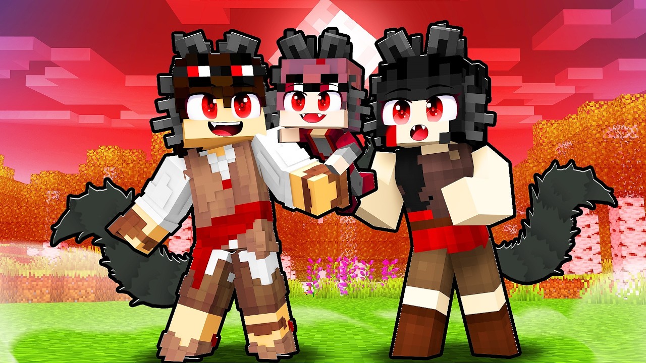 STHAN tem uma FAM&Iacute;LIA de LOBOS de SANGUE no Minecraft!