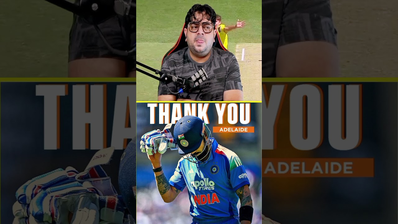 NOT A GOOD DAY FOR VIRAT KOHLI IN ADELAIDE 🥲 #viratkohli #indiavsaustralia #shorts