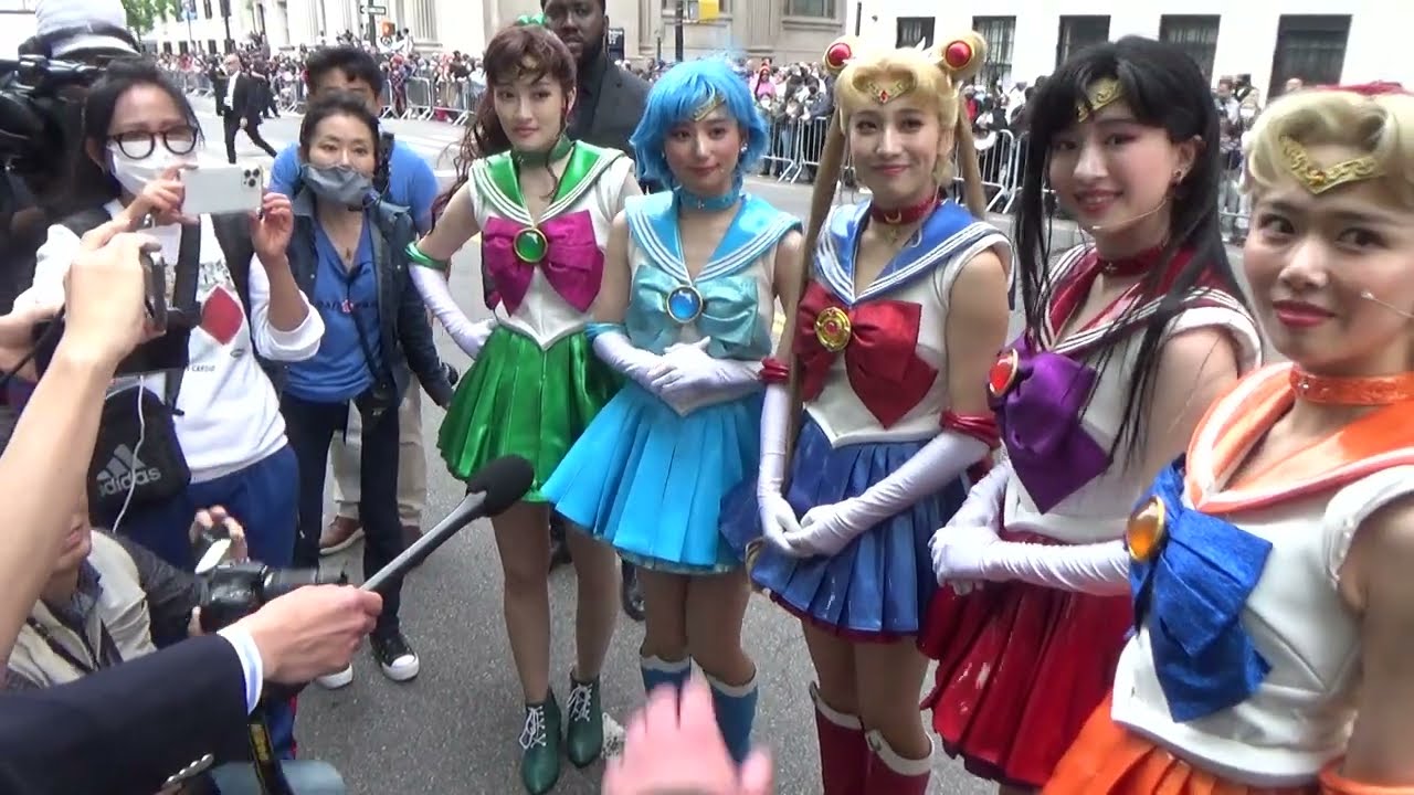 SAILOR MOON GIRLS INTERVIEW JAPAN PARADE NYC 2022 - セーラームーン コスプレガールズ 日本パレード NYC 2022 インタビュー