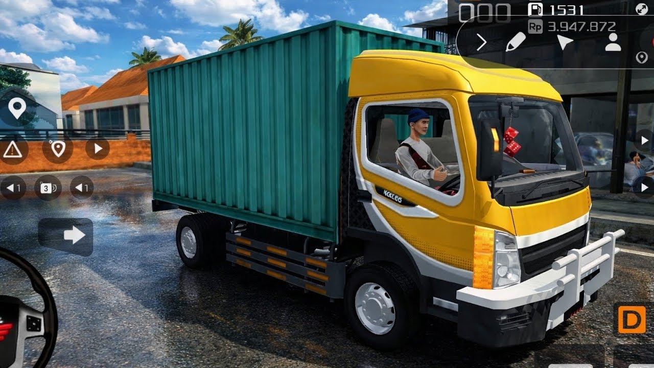 Pickup Cargos On Shipping 🚢 | Truck Simulator 🚚 Indonesia Mobile Gameplay 