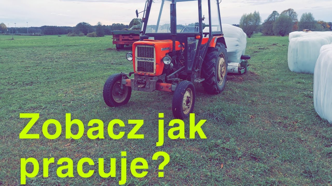 #ursus_c_330 Owijanie balotów 2019r.///Dominik Kożuch