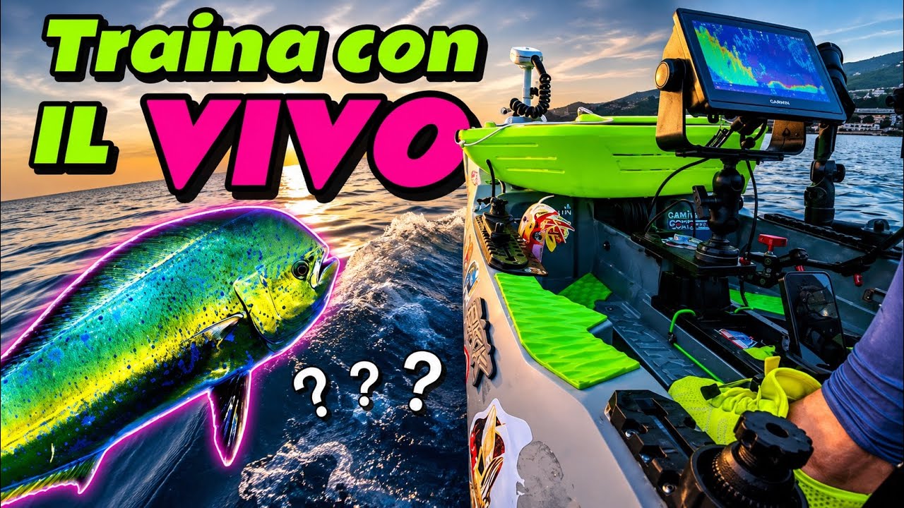 Traina con il vivo da BRIVIDI - Due MOSTRI allamati !