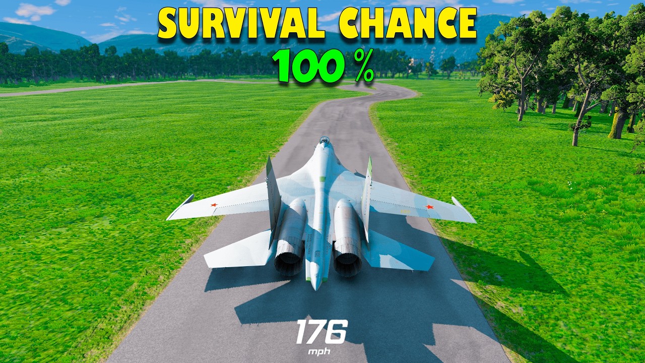 Realistic Crash Simulations 600 MPH | Survival Rate Comparison