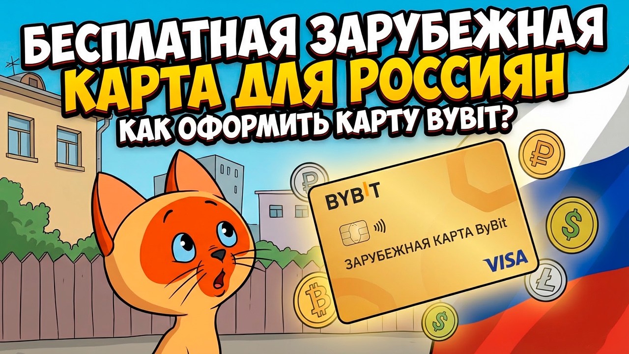 БЕСПЛАТНАЯ зарубежная карта для Россиян | Как оформить карту ByBit