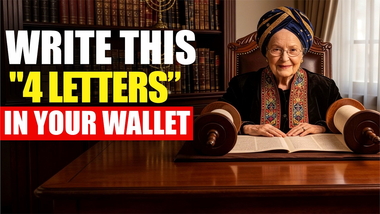 Write These 4 Hebrew Letters on Paper — Put in Wallet and Watch What Happens