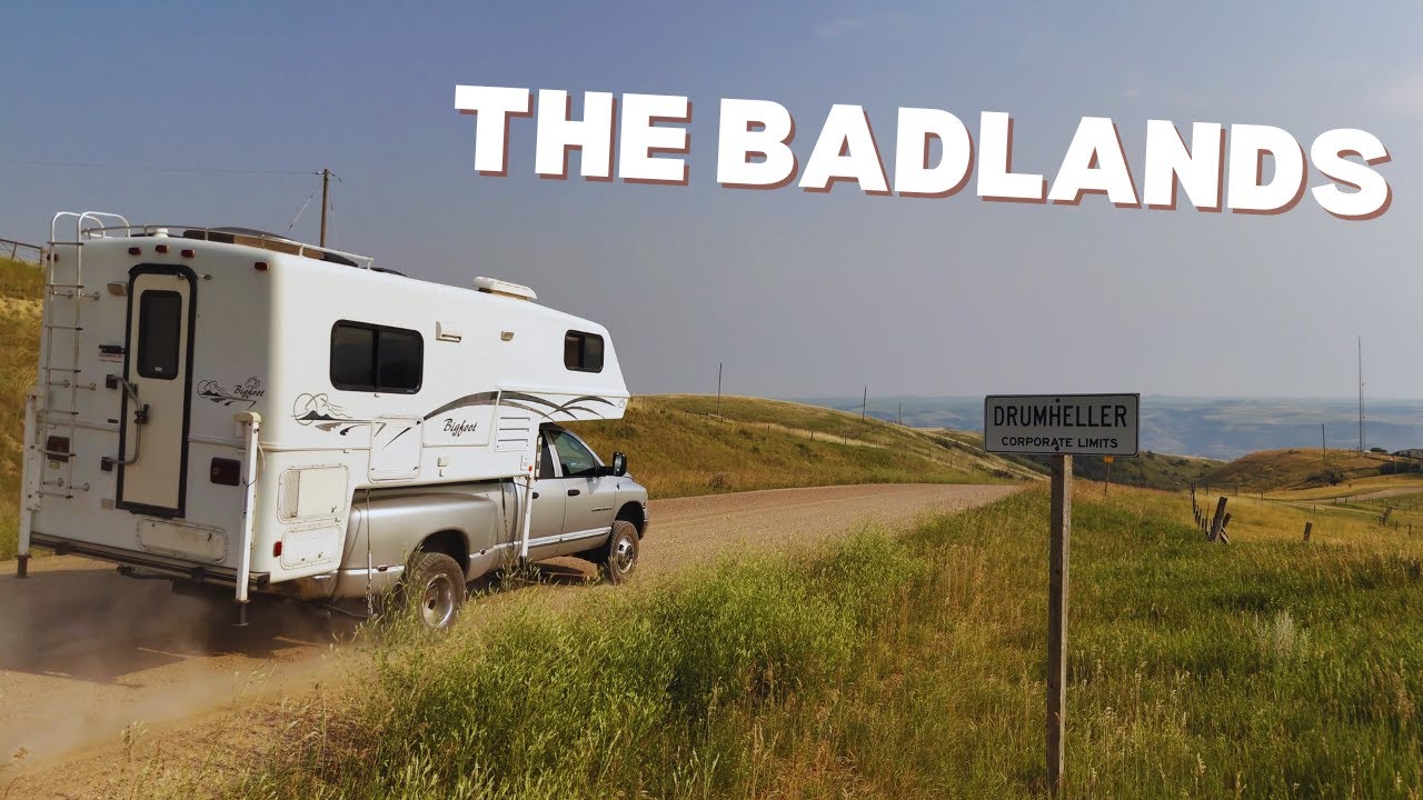 Fulltime Truck Camping in Canada | Playing With Dinosaurs | Drumheller
