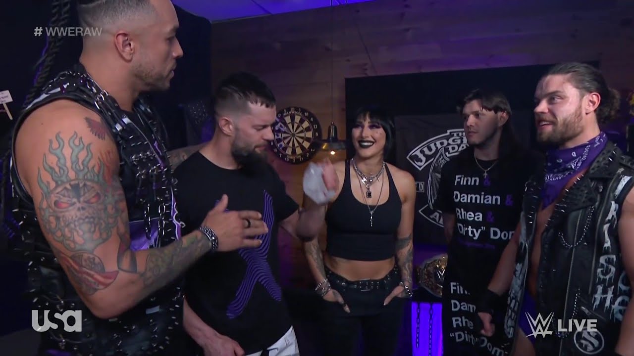 The Judgement Day Backstage Segment - Wwe Raw 1/8/24