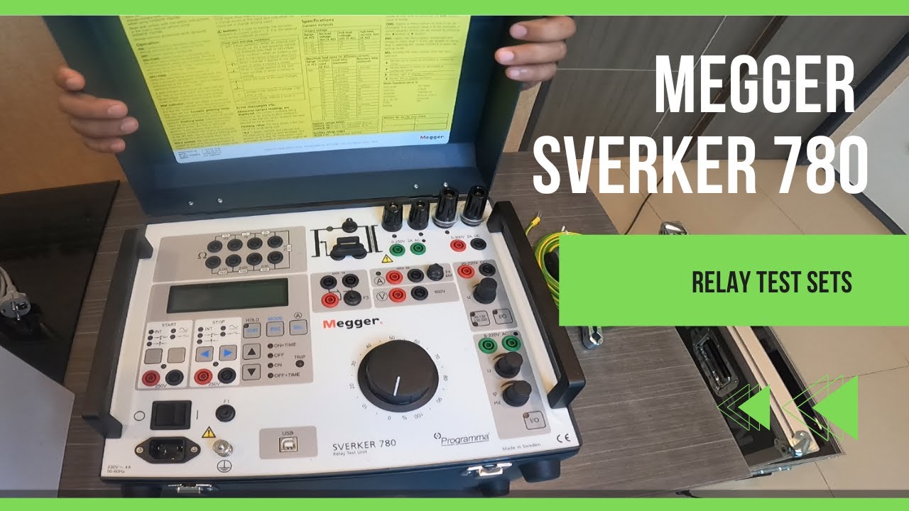 Cara Pakai Megger Sverker 780 Relay Test Sets