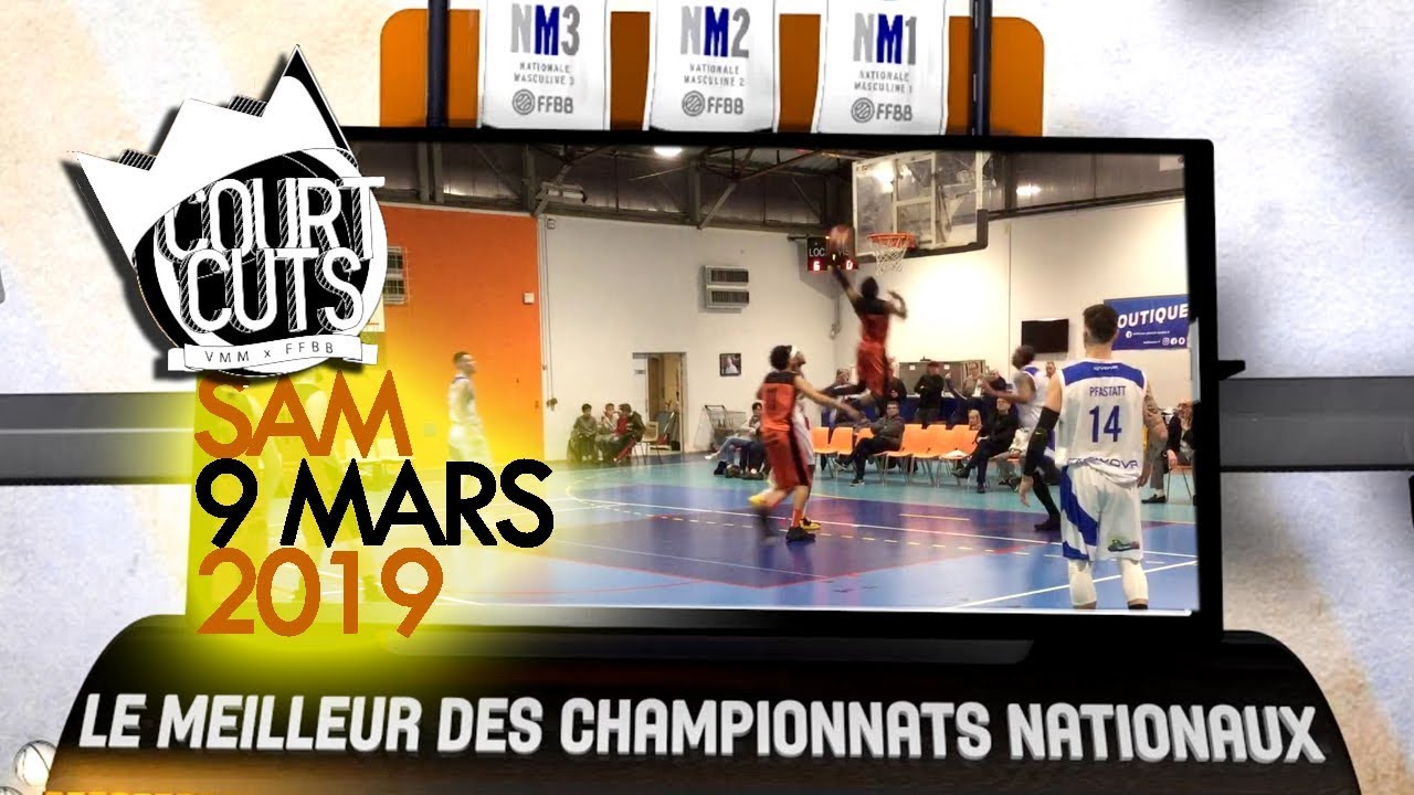 Top 10 CourtCuts FFBB du samedi 9 Mars 2019