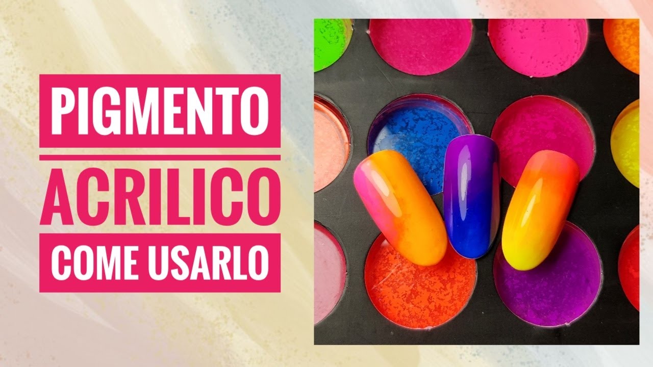 COME USARE PIGMENTO ACRILICO • SFUMATURA VELOCE
