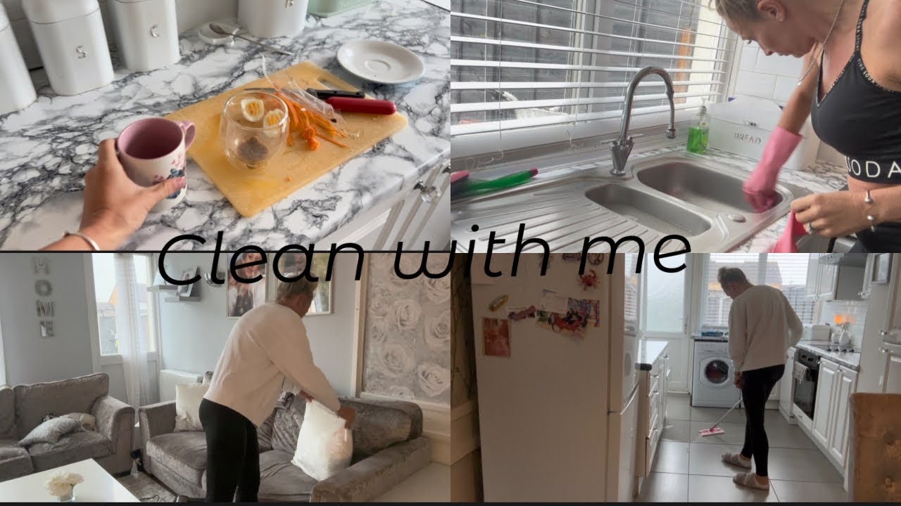 Clean with me cleaning motivation uk mom of 2
