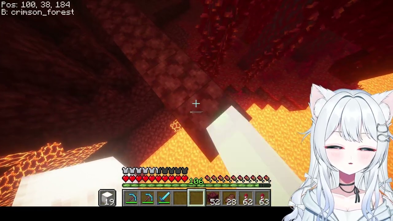 【minecraft / 雑談】おなか痛くなったら即終了 雑談マイクラ