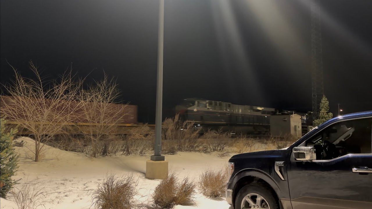 NS 268 with NS 8101 passes La Porte