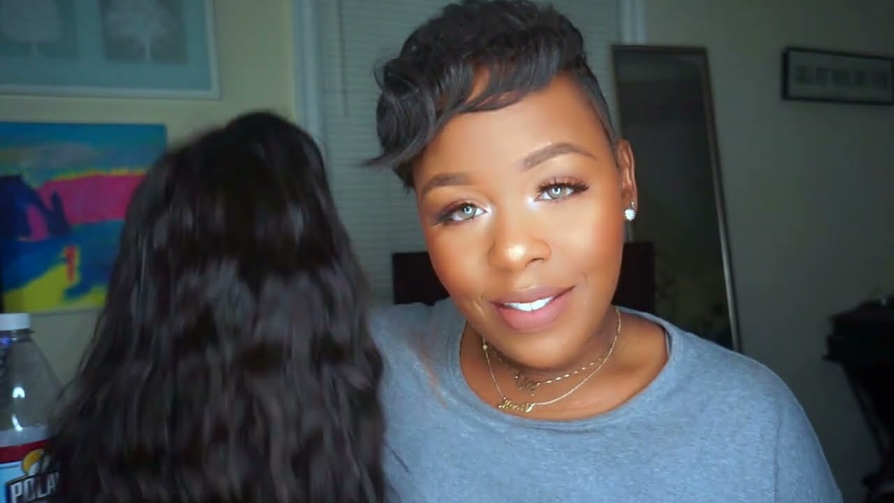 Most Natural Everyday Wig, Kim K Sexy Wave Bob Wig, (No Need Any Customization) ft OMG Queen Hair