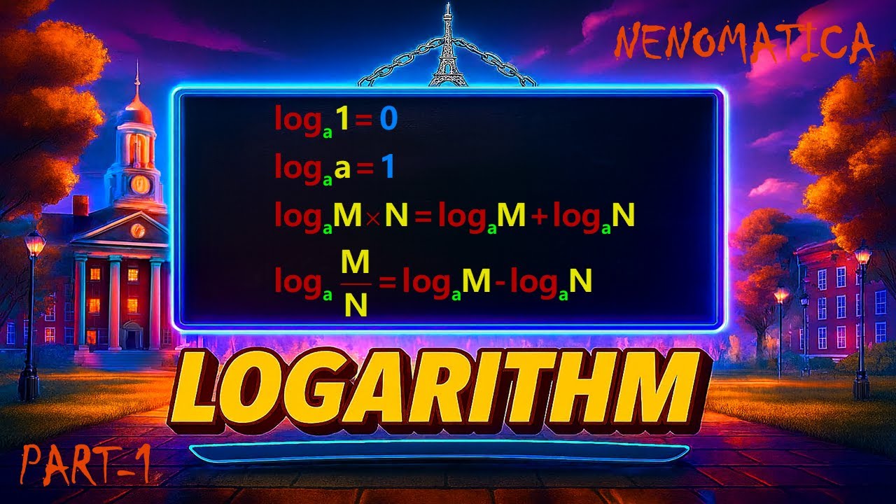 Logarithm 2-1: Logarithm Formulas | NENOMATICA