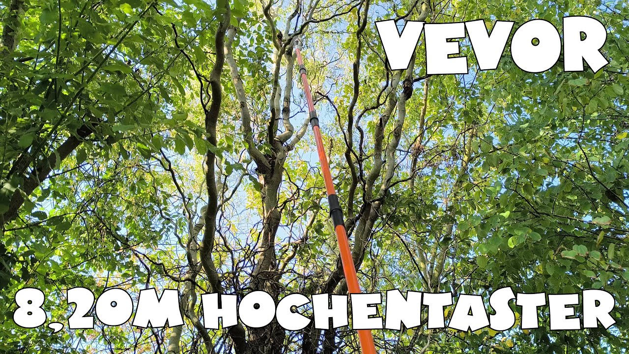VEVOR Hochentaster 8m Astsäge Teleskop