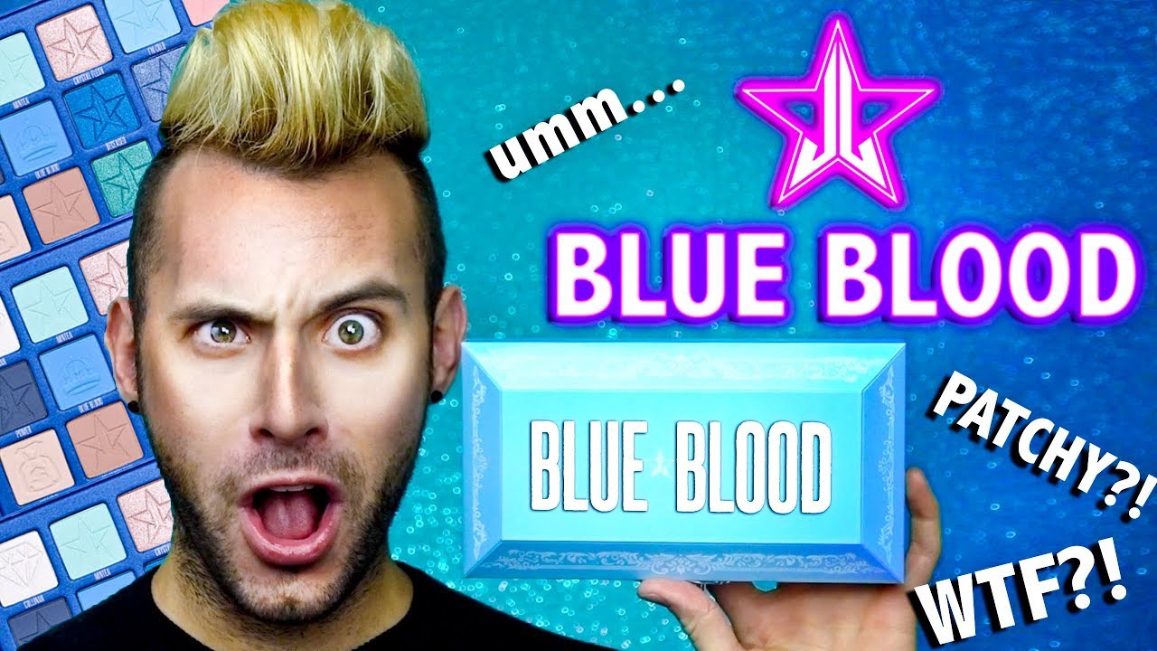 REALLY?! NO BULLSH*T Jeffree Star BLUE BLOOD Shadow Palette Review