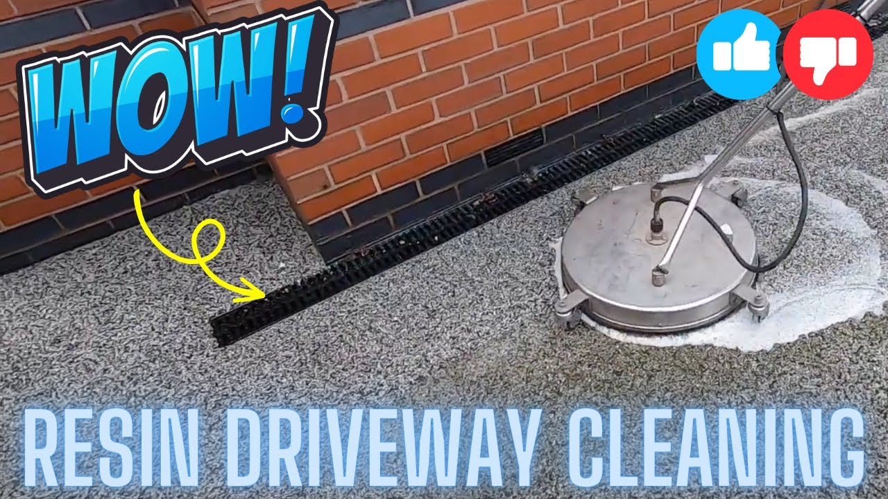 MOSSY Resin Driveway Cleaning | Pressure Washing