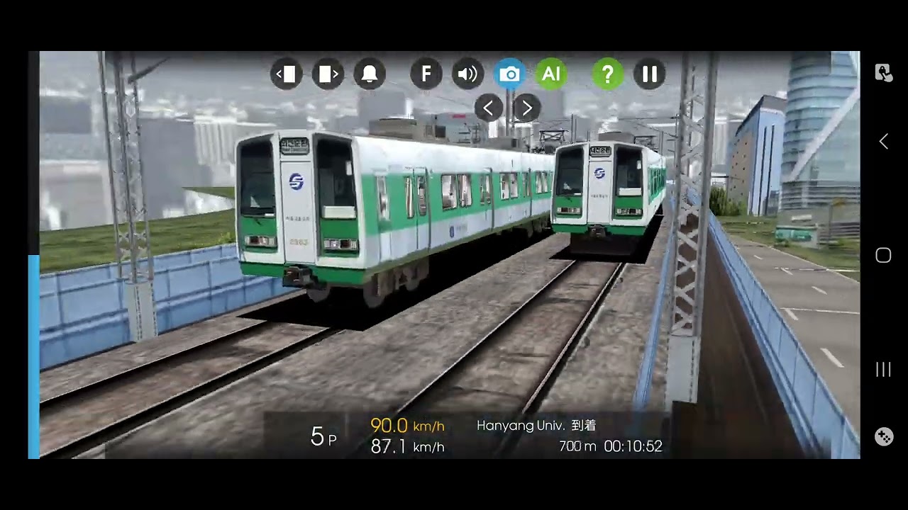 Hmmsim 2 Seoul Metro Line 2 Outer Circle Line GEC Train