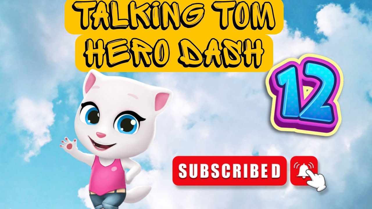 Talking Tom Hero Dash - 3 x Talking Angela Gameplay Android and iOS