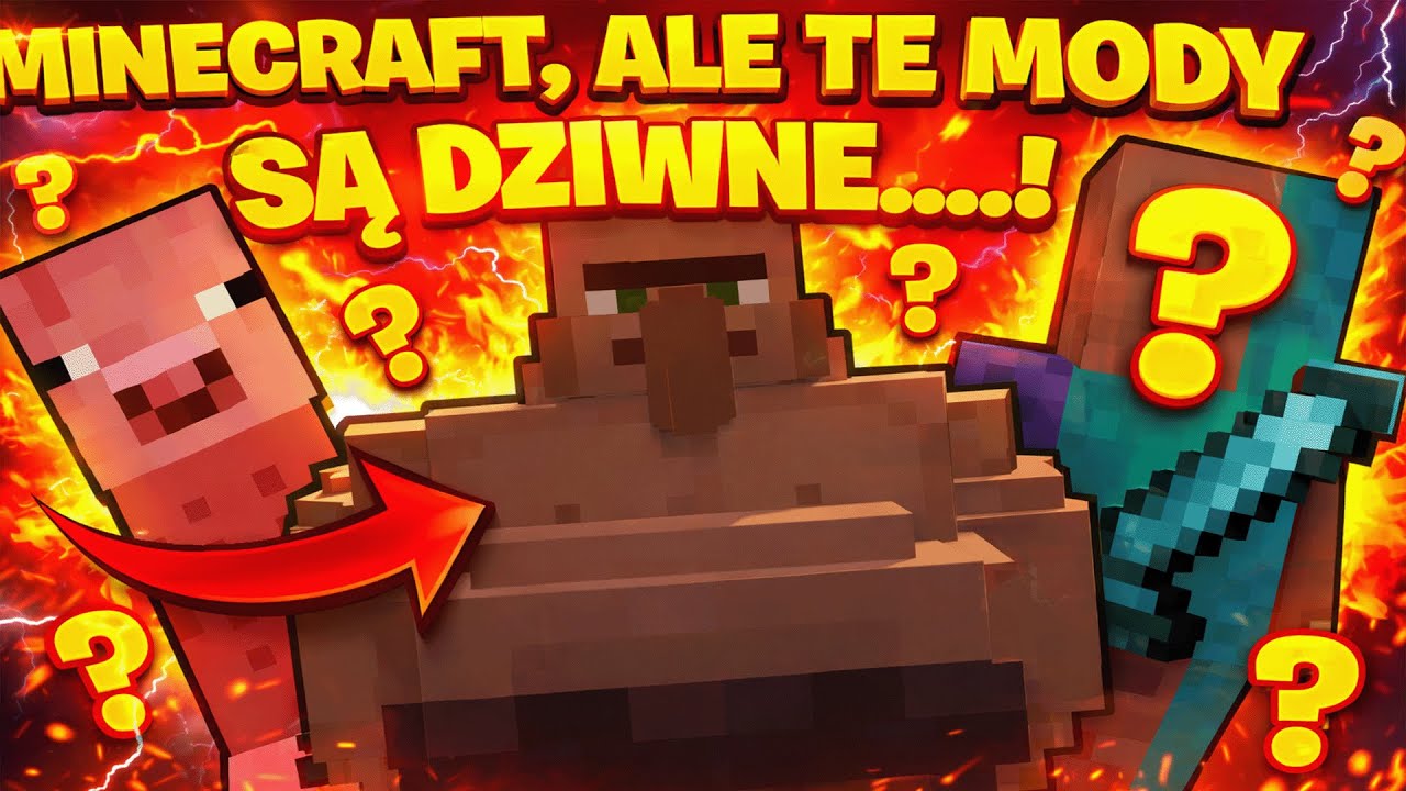 ZNALAZŁEM dziwne MODY do MINECRAFT...
