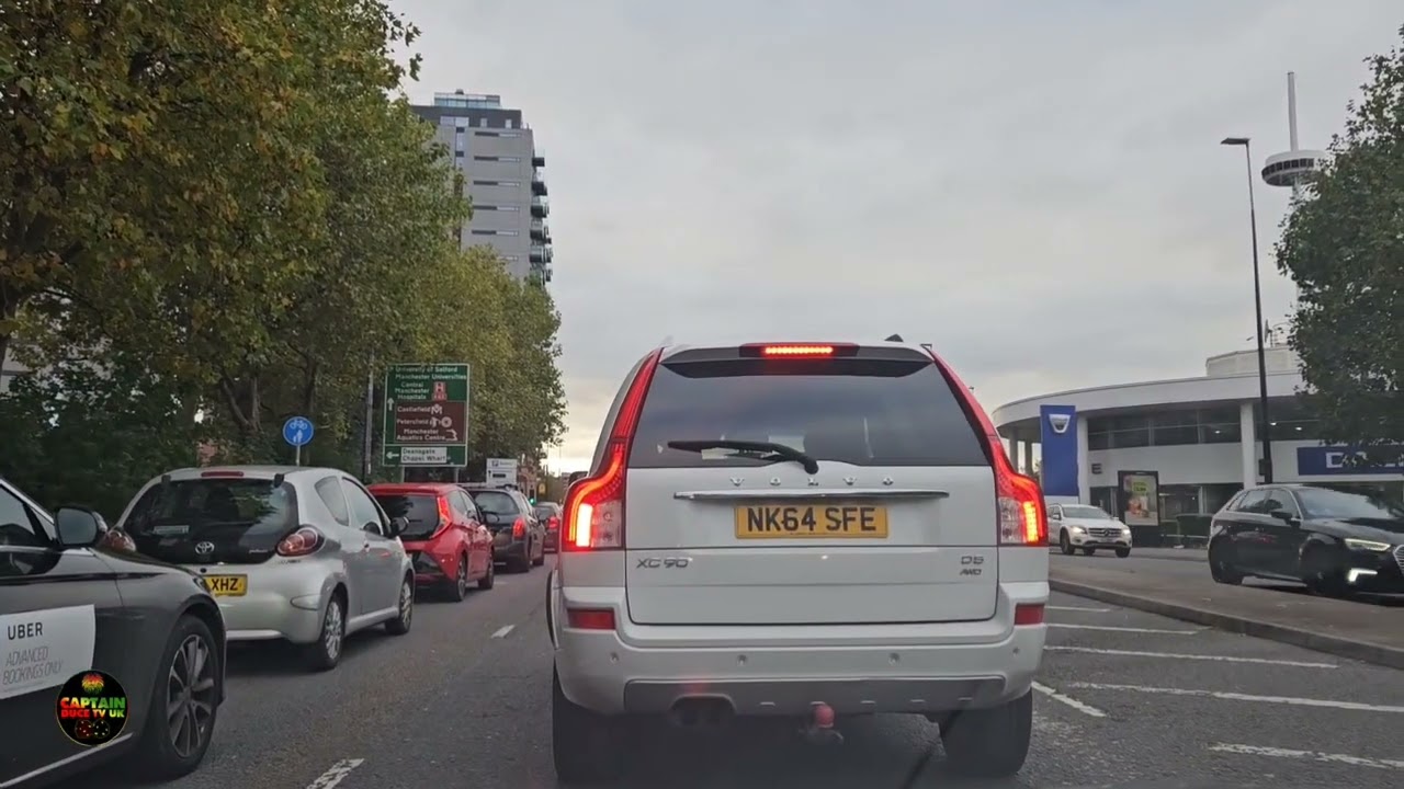 CRUISING ALONG TRINITY WAY IN MANCHESTER UNITED KINGDOM 🇬🇧