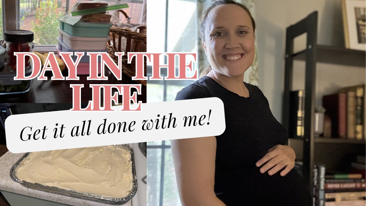 Day In the Life of a Homeschooling Homemaking Mom of 6 || Get It All Done with Me!