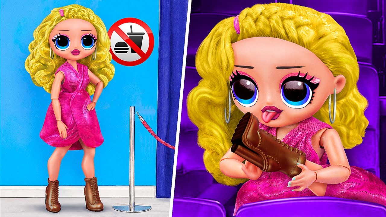 Śmieszne Sposoby Żeby Wnieść Jedzenie do Kina dla Lalek