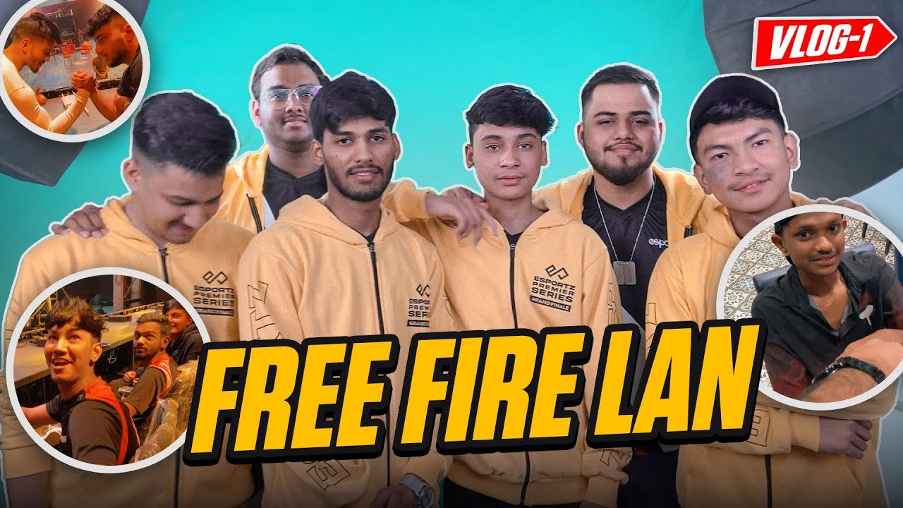Mumbai Touchdown | Free Fire LAN Vlog Day-1 | @GAMINGWITHPAHADI @vasiyocrj7