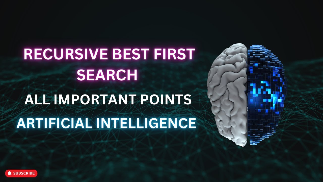 Lec # 6: Recursive Best First Search | Informed Algorithm | Examples | Full Detail