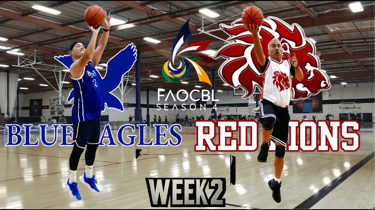 Feb 27 FAOCBL Season 4 Thunder Division Week 2 Ateneo Blue Eagles vs San Beda Red Lions