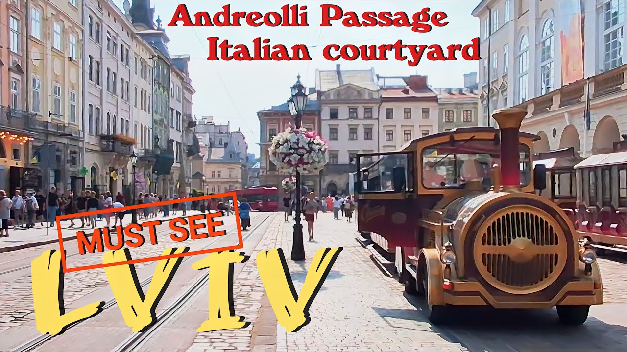 Top Places to See in Lviv Summer Walking Tour | Market Square, Italian Courtyard, Andreolli Passage