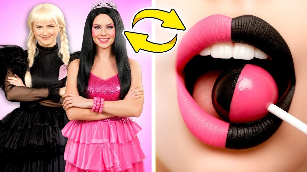 وينزداي وباربي يبدّلان أجسادهما 🤯 نصائح تجميلية لطيفة