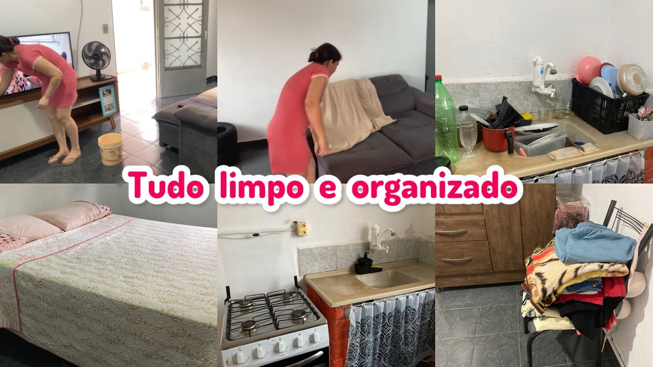 LIMPEZA RÁPIDA TUDO ANTES DE IR TRABALHAR// ROUPAS LIMPAS GUARDADAS// CASA LIMPINHA E PERFUMOSA 🤗👏🙏