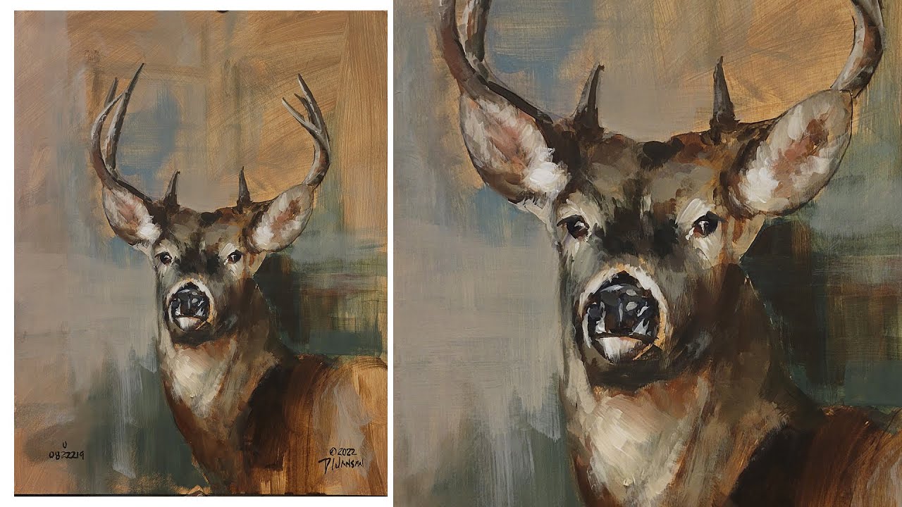 Animal Portrait Techniques  - Whitetail Deer Buck
